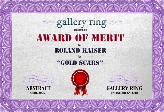 MERIT AWARD Roland Kaiser 2025 Category ABSTRACT for GOLD_SCARs